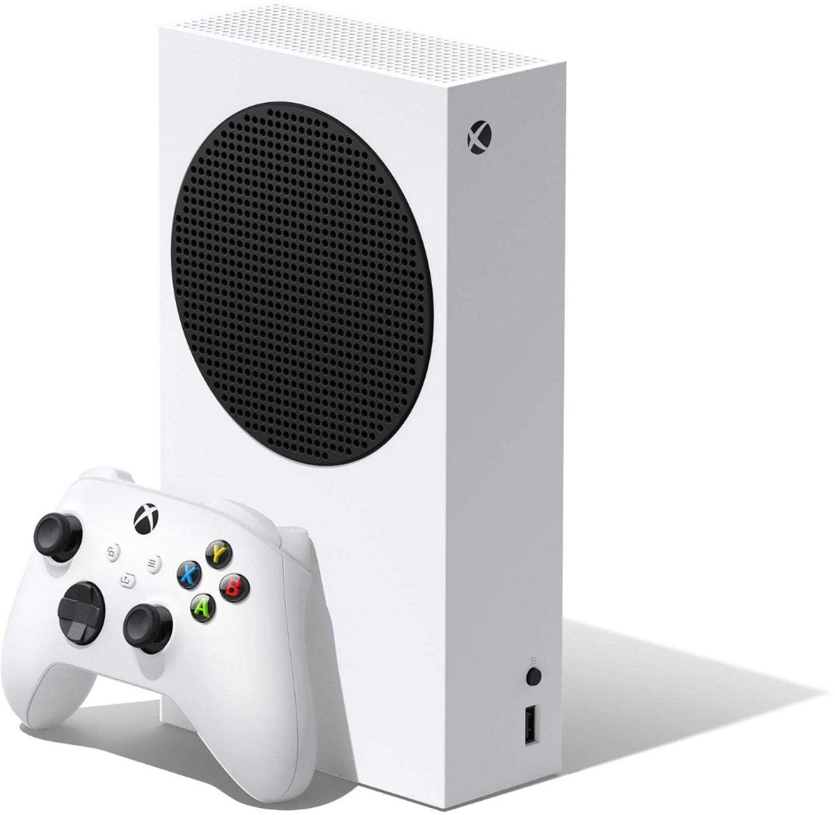 White 512GB SSD All-Digital Gaming Console with Wireless Controller L597