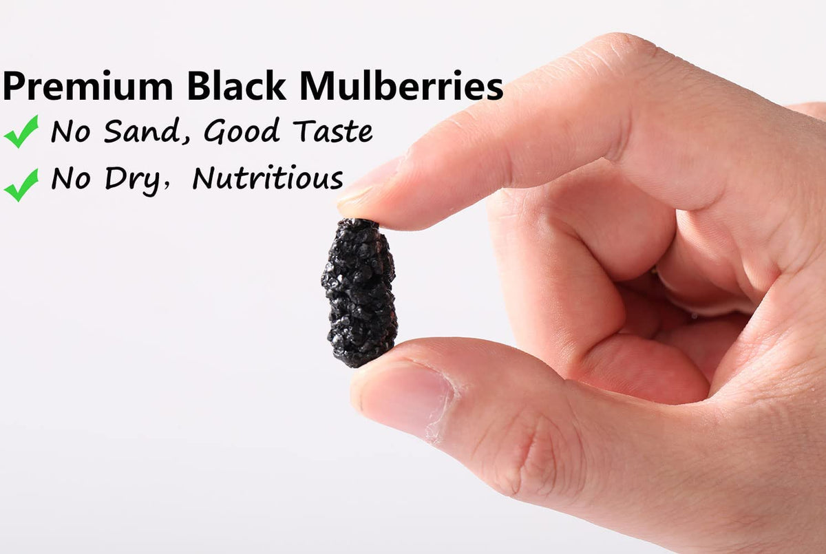 Dried Black Mulberries 9 Oz U377693