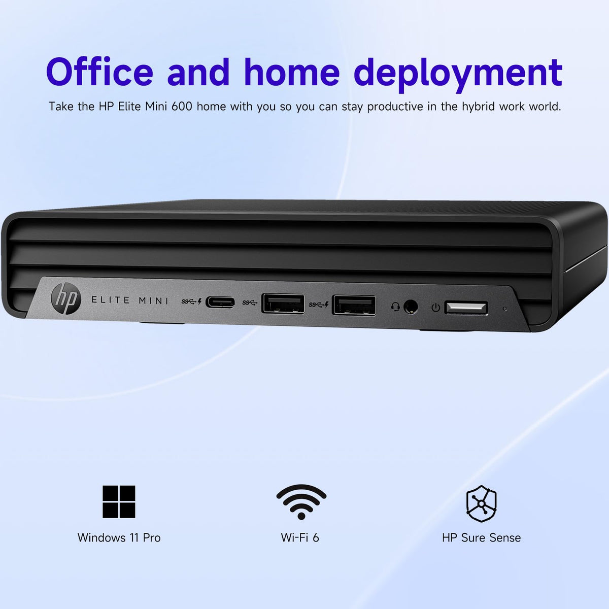 13th Gen Intel 14-Core i5-13500T 16GB DDR5 RAM 256GB SSD Mini Desktop R955822