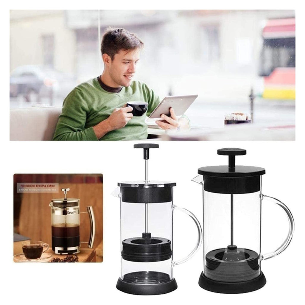 34 Oz Stainless Steel French Coffee Press with Triple Filters C374