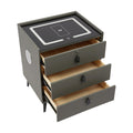 3-Drawer Bluetooth Speaker Nightstand E794