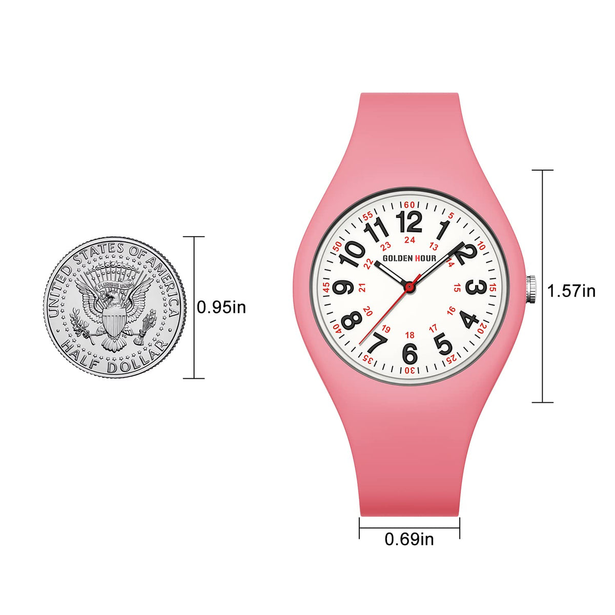 Waterproof Analog Unisex Watches Silicone Strap C10105