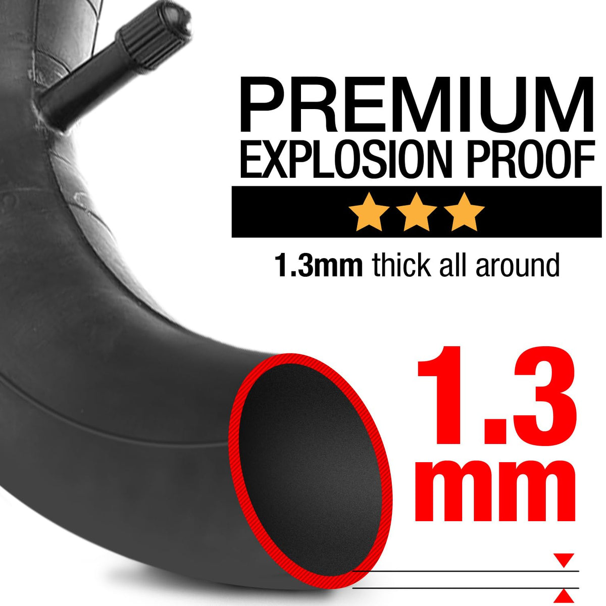 15x6.00-6" Inner Tubes, 2 Pack with TR-13 Straight Valve Stem T97557