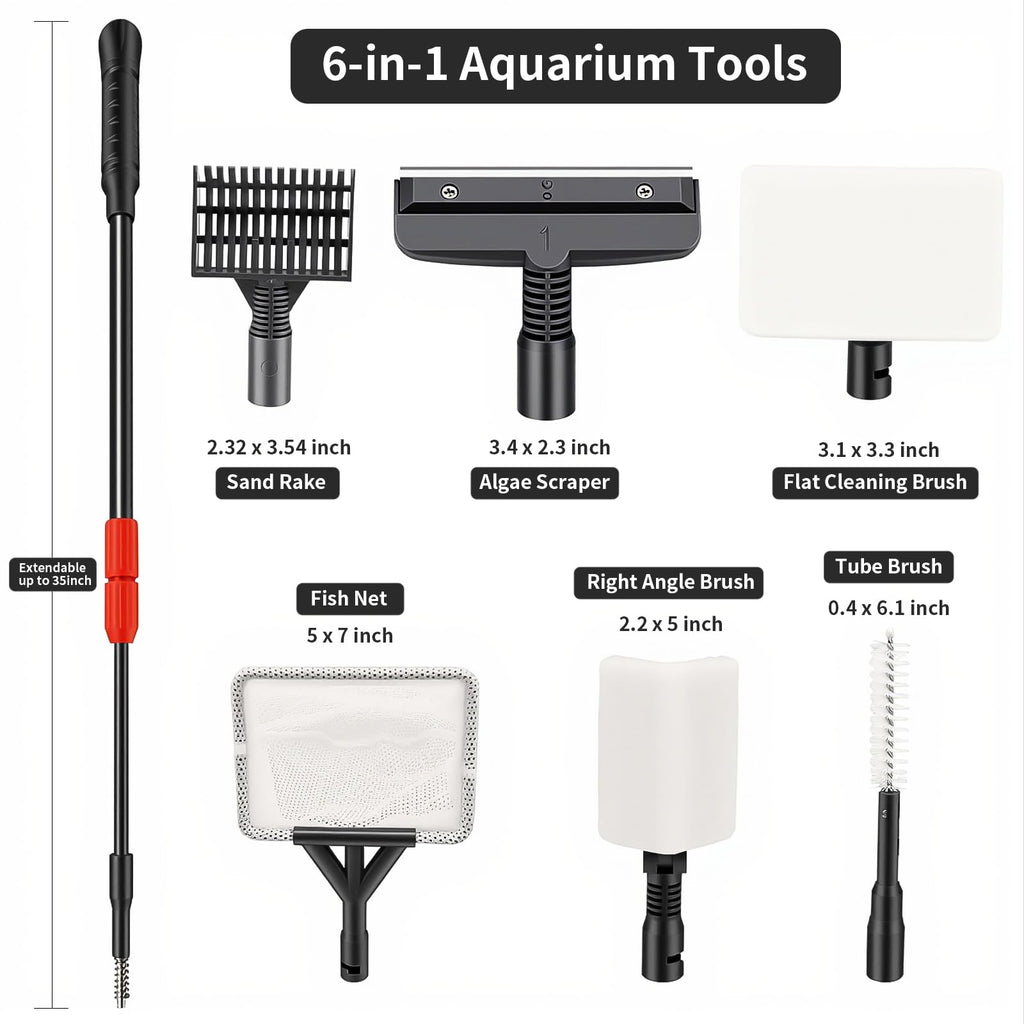 6 in 1 Aquarium Cleaning Kit V481