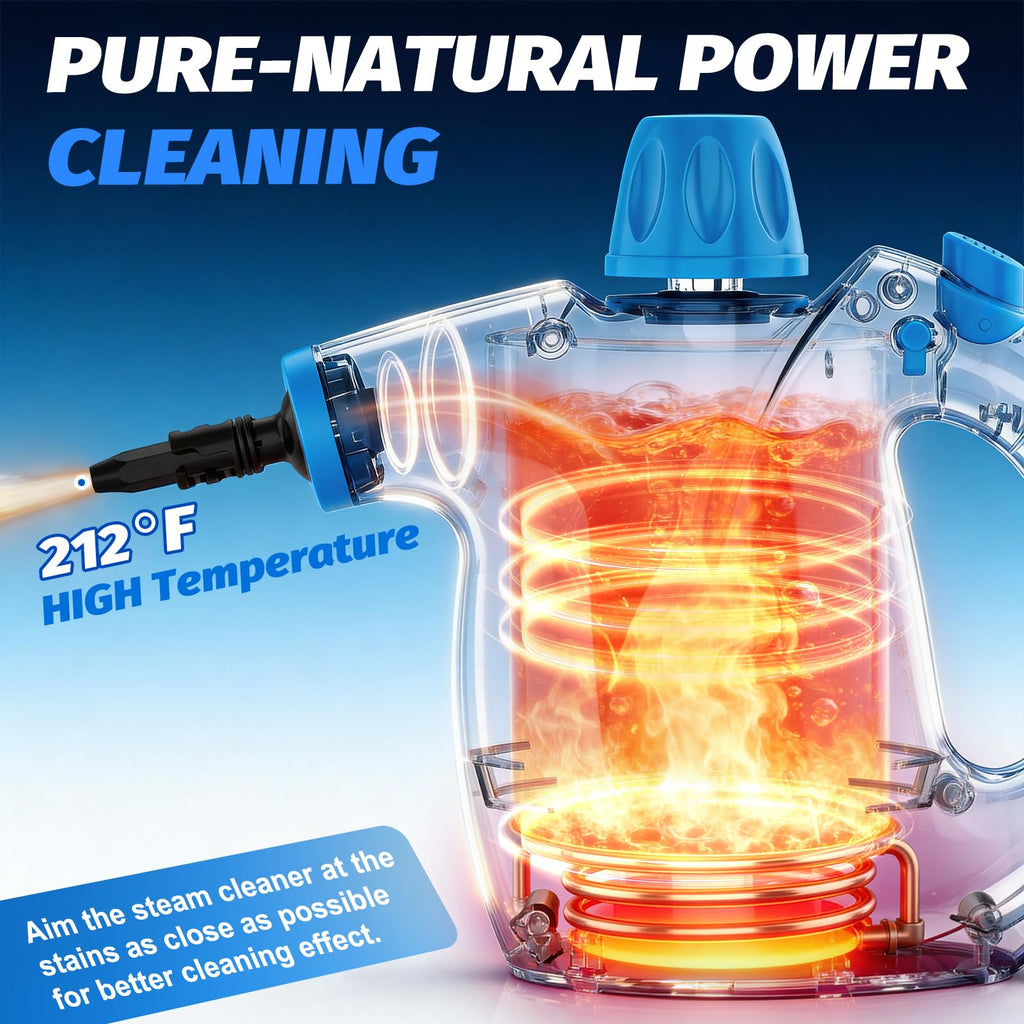 Handheld Steam Cleaner Pressurized Grey N226271