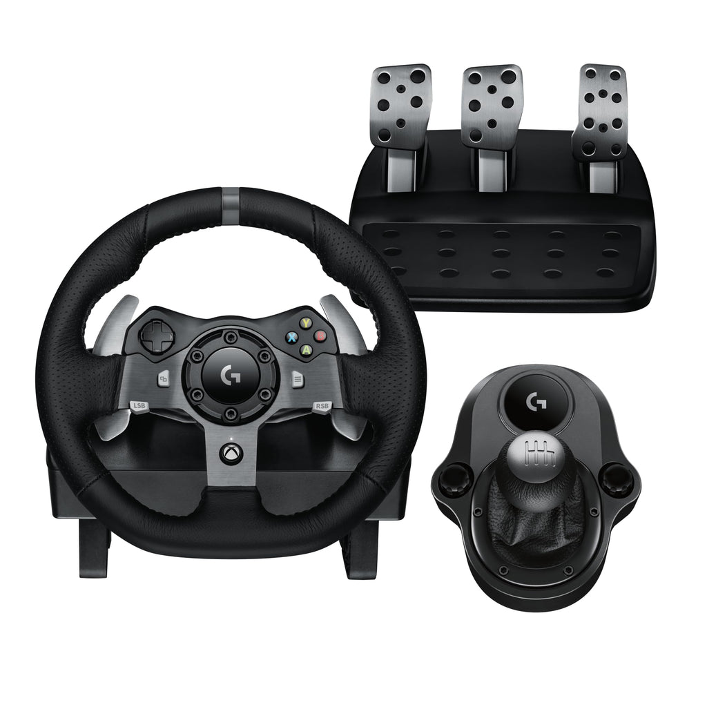 Racing Wheel and Pedals with Shifter - Black U341207