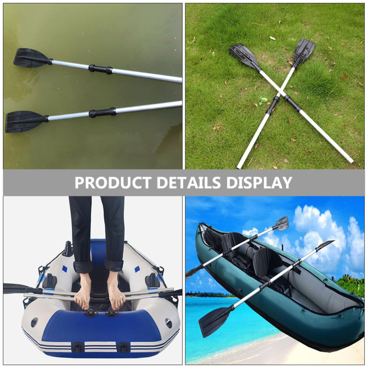 2pcs Aluminum Alloy Kayak Paddles A852585