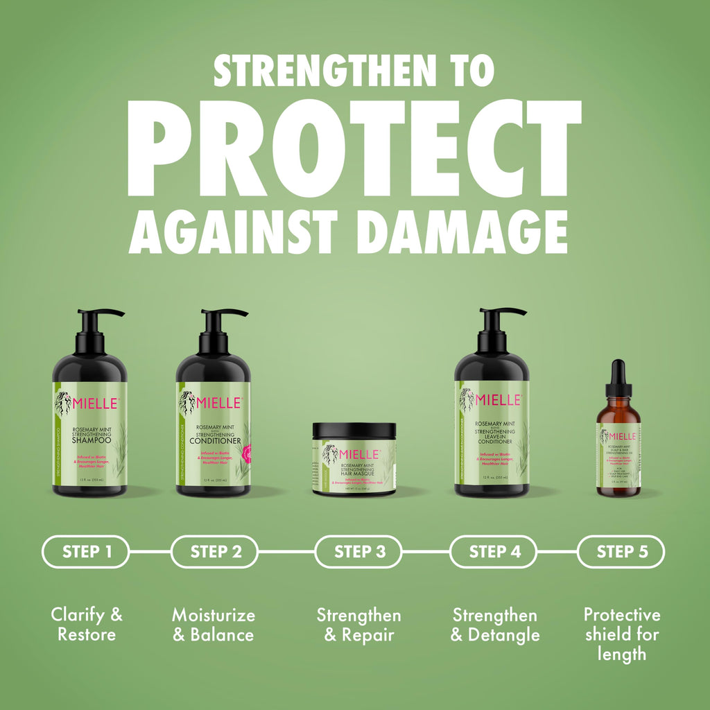 Rosemary Mint Strengthening Leave In Conditioner 12 Oz T337