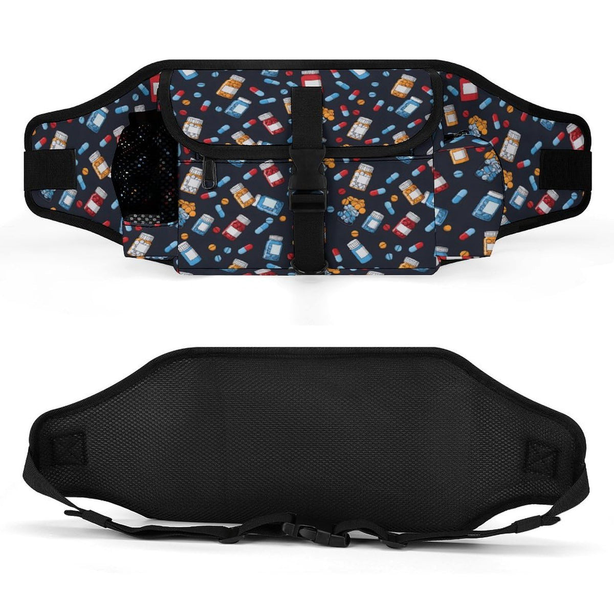 White Dog Walking Fanny Pack Y368096