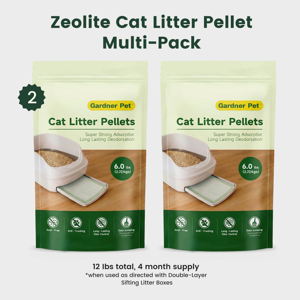 Zeolite Cat Litter Pellets 12 Lbs F1151