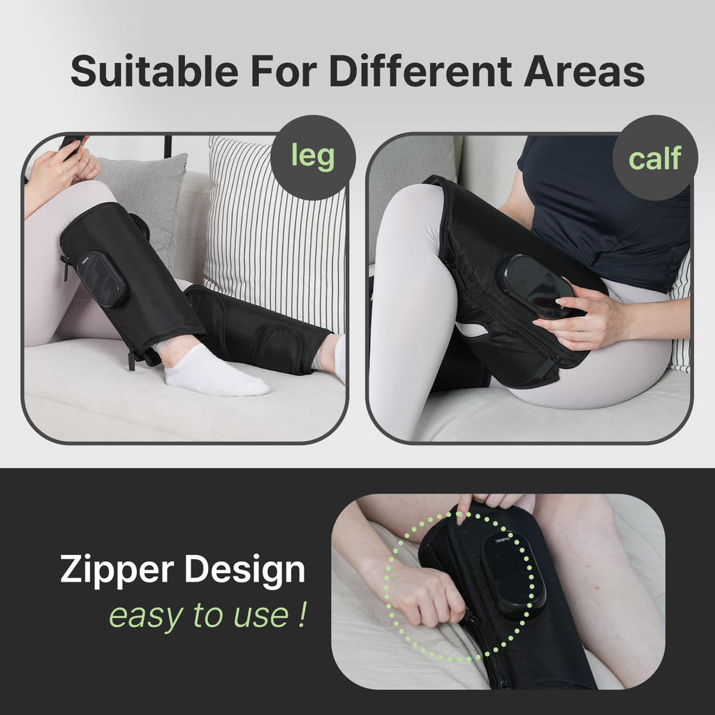 Heated Air Compression Cordless Leg Massager with Extension (Pair) P199333