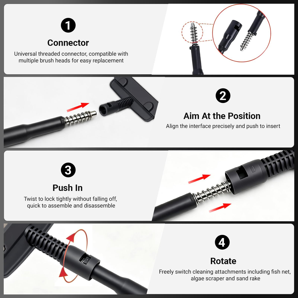6 in 1 Aquarium Cleaning Kit V481