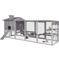 Large Outdoor Cat Enclosure with Platforms F215353