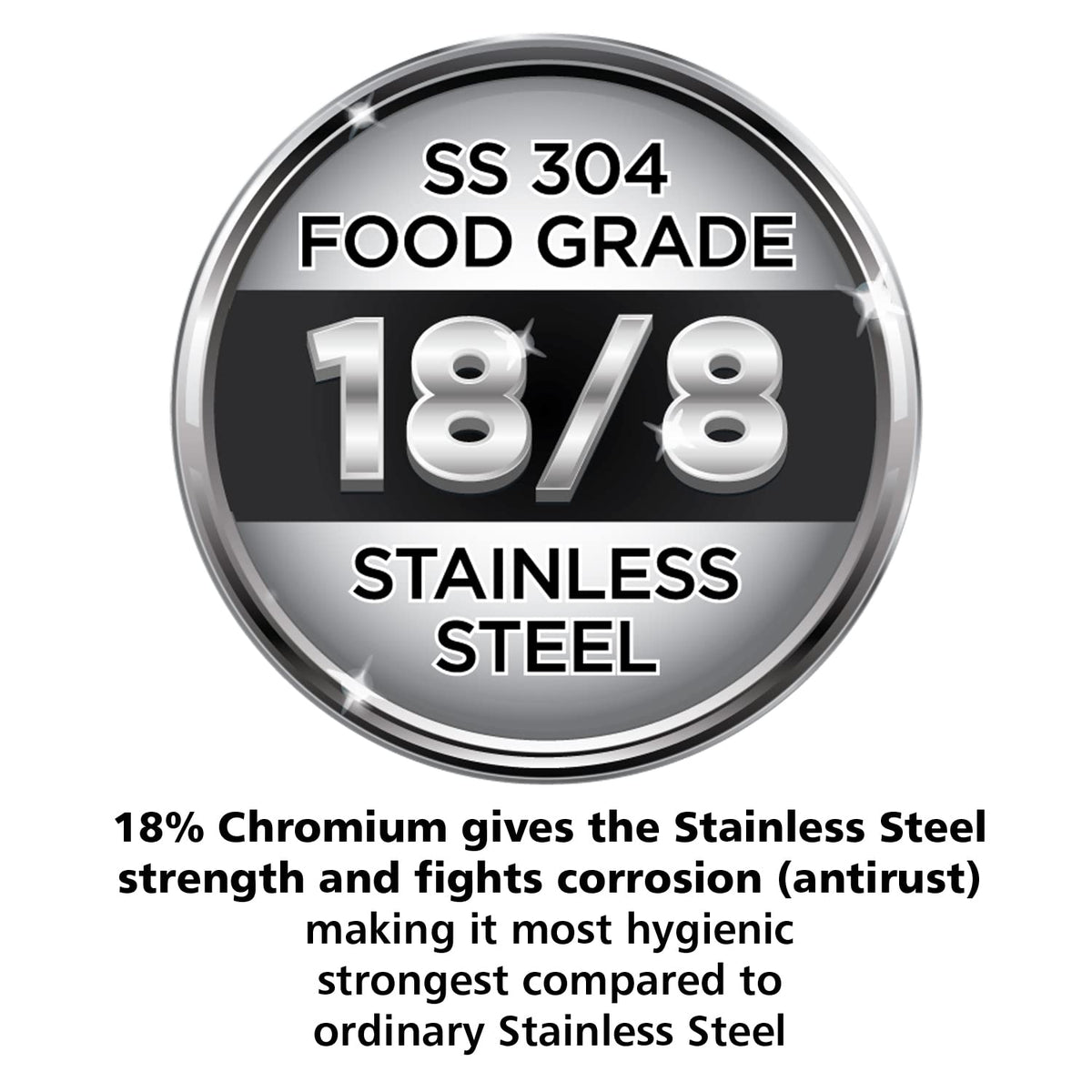 Stainless Steel Pressure Cooker, 3 Liter G2428