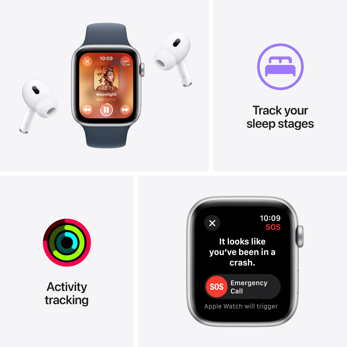 GPS + Cellular 40mm Starlight Aluminum Smartwatch O3298