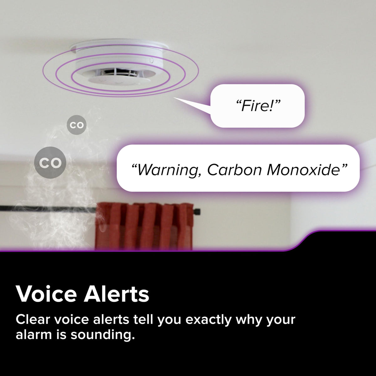 Hardwired Smoke and Carbon Monoxide Detector A36295