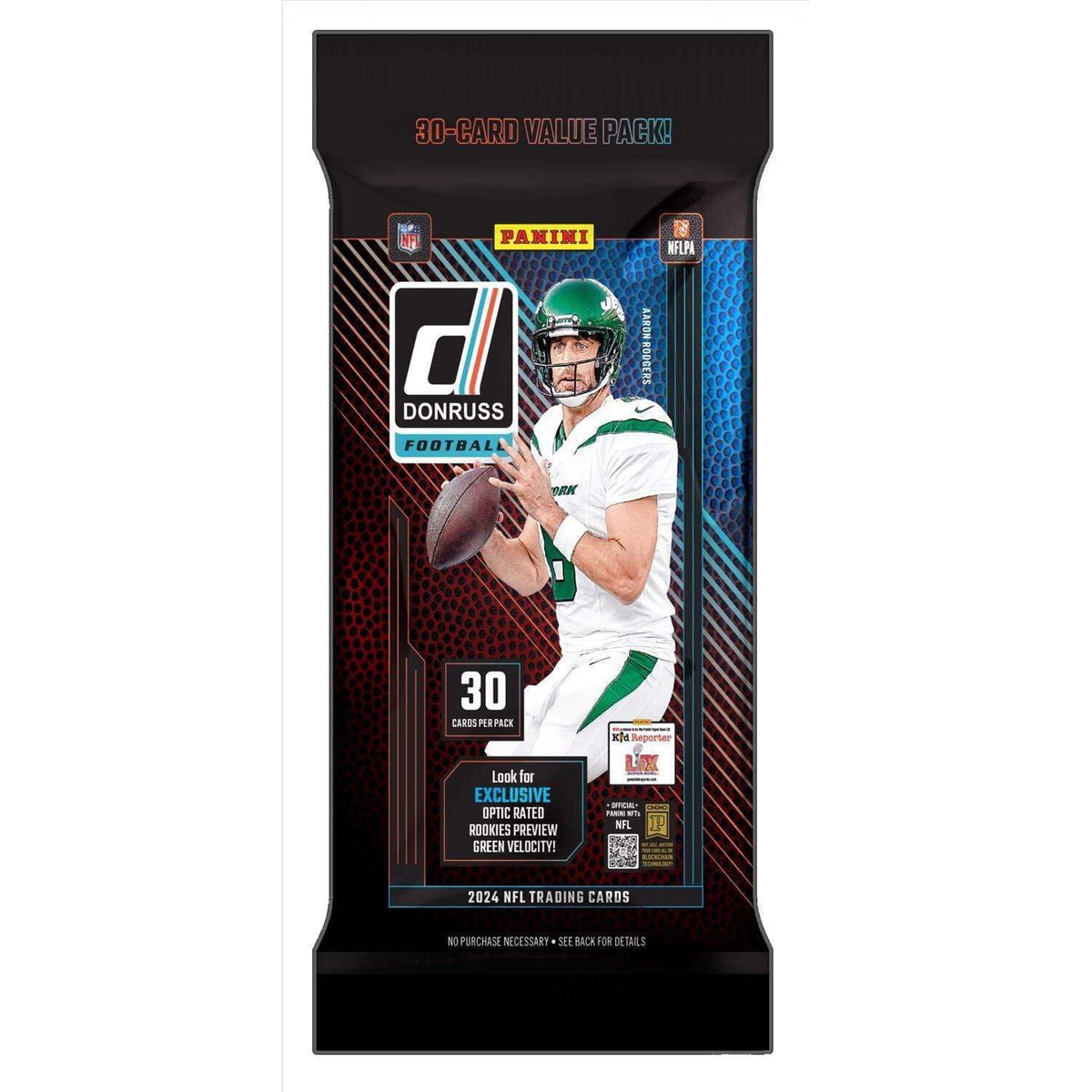 Football NFL Fat Pack, 30 Cards per Pack B49277