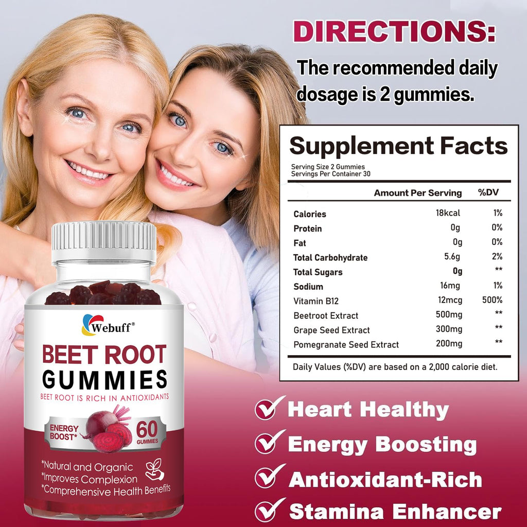 Sugar Free Beet Root Gummies D221