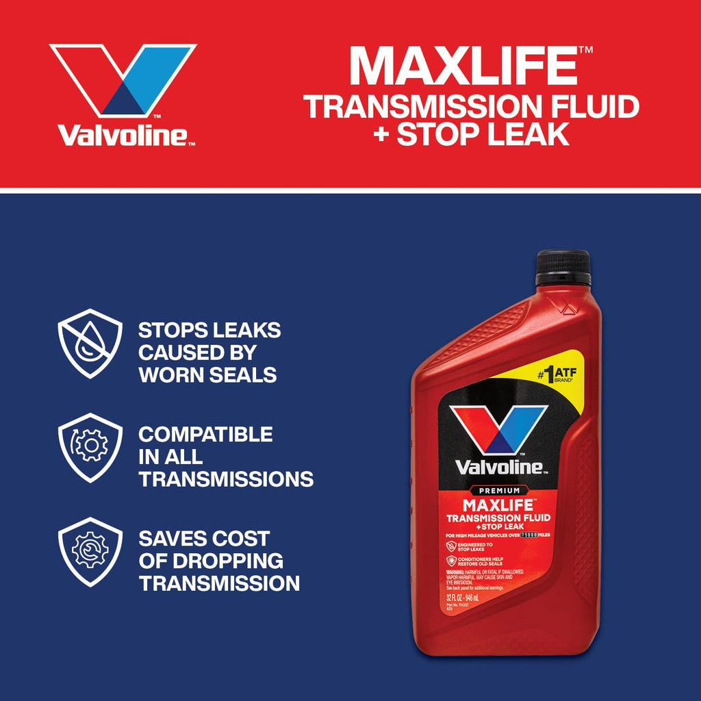 32oz Stop Leak Automatic Transmission Fluid J4793