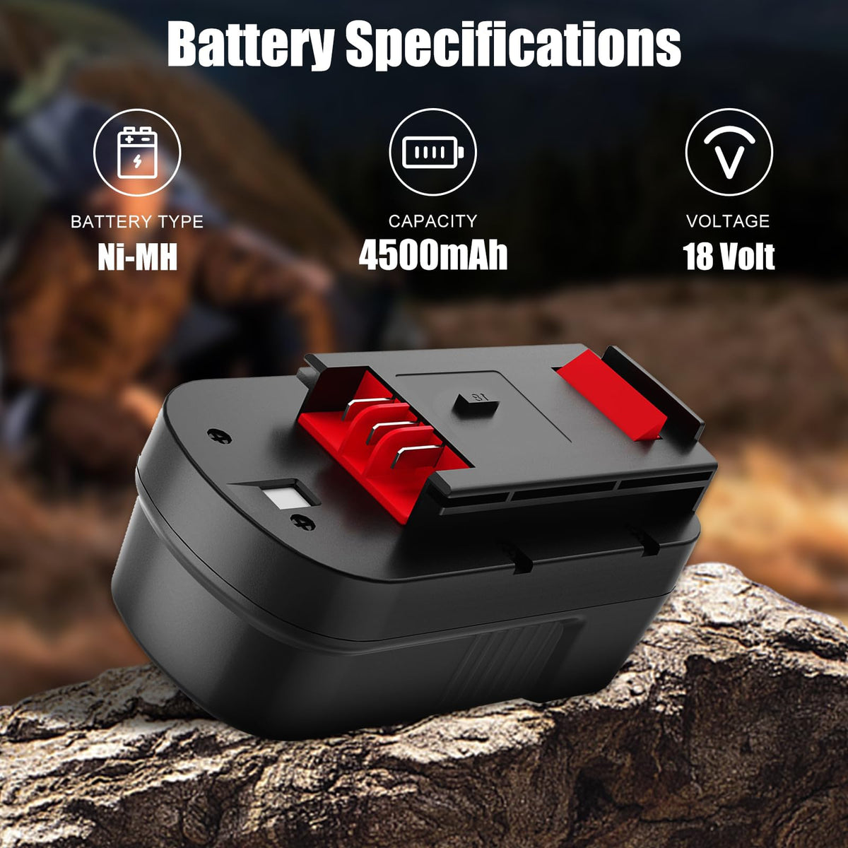 2Pack 4.5Ah Replacement 18V Battery X892052