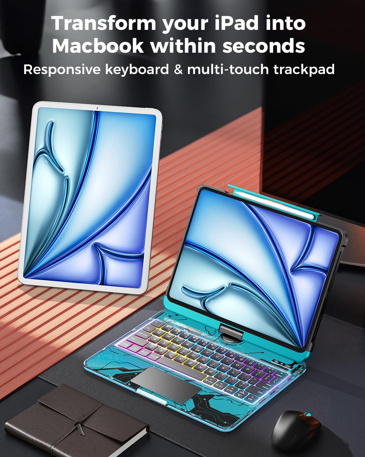 Clear Keyboard Case for iPad Air 11 Inch D6491