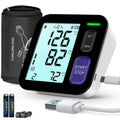 Upper Arm Blood Pressure Machine Medium/Large Cuff Automatic Digital BP Monitor Backlit LCD 2-User Mode Z14274