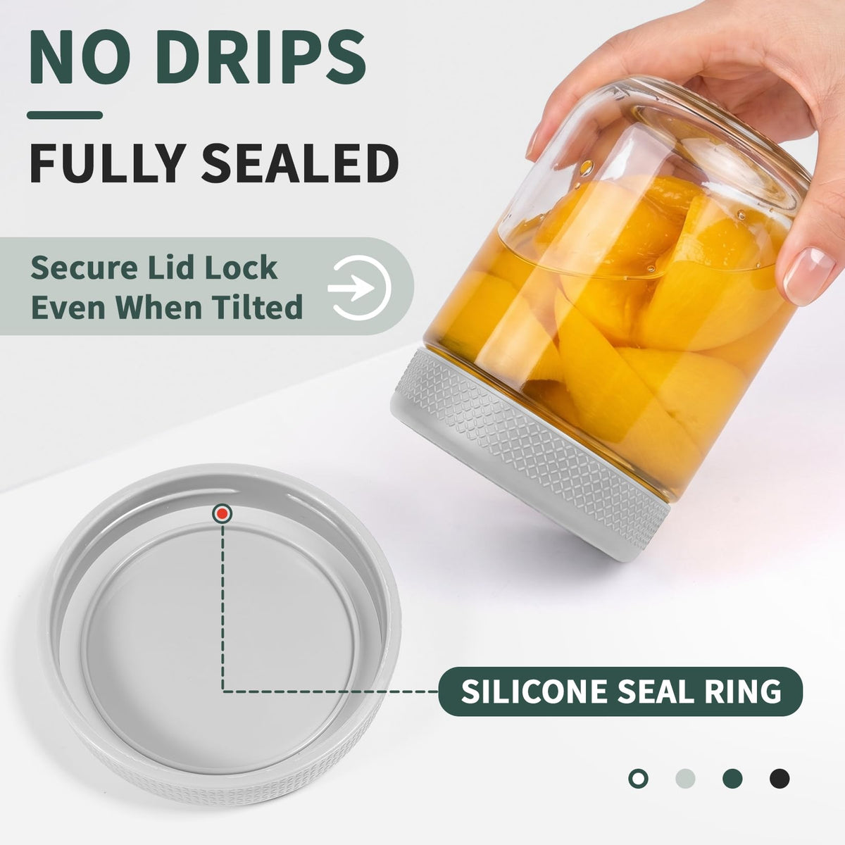 12 Pack 16 oz Glass Jars with Lid N796165