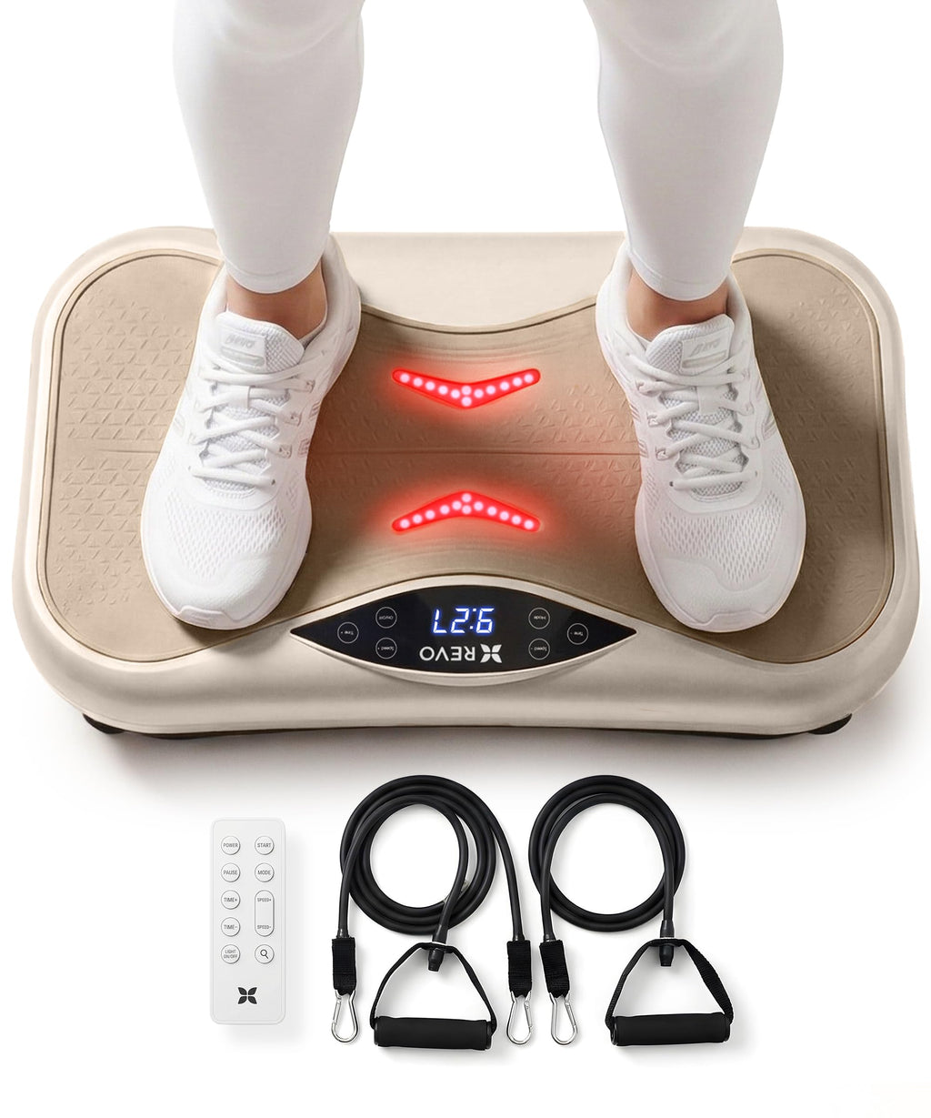 Vibration Plate with Resistance Bands and Remote L45729