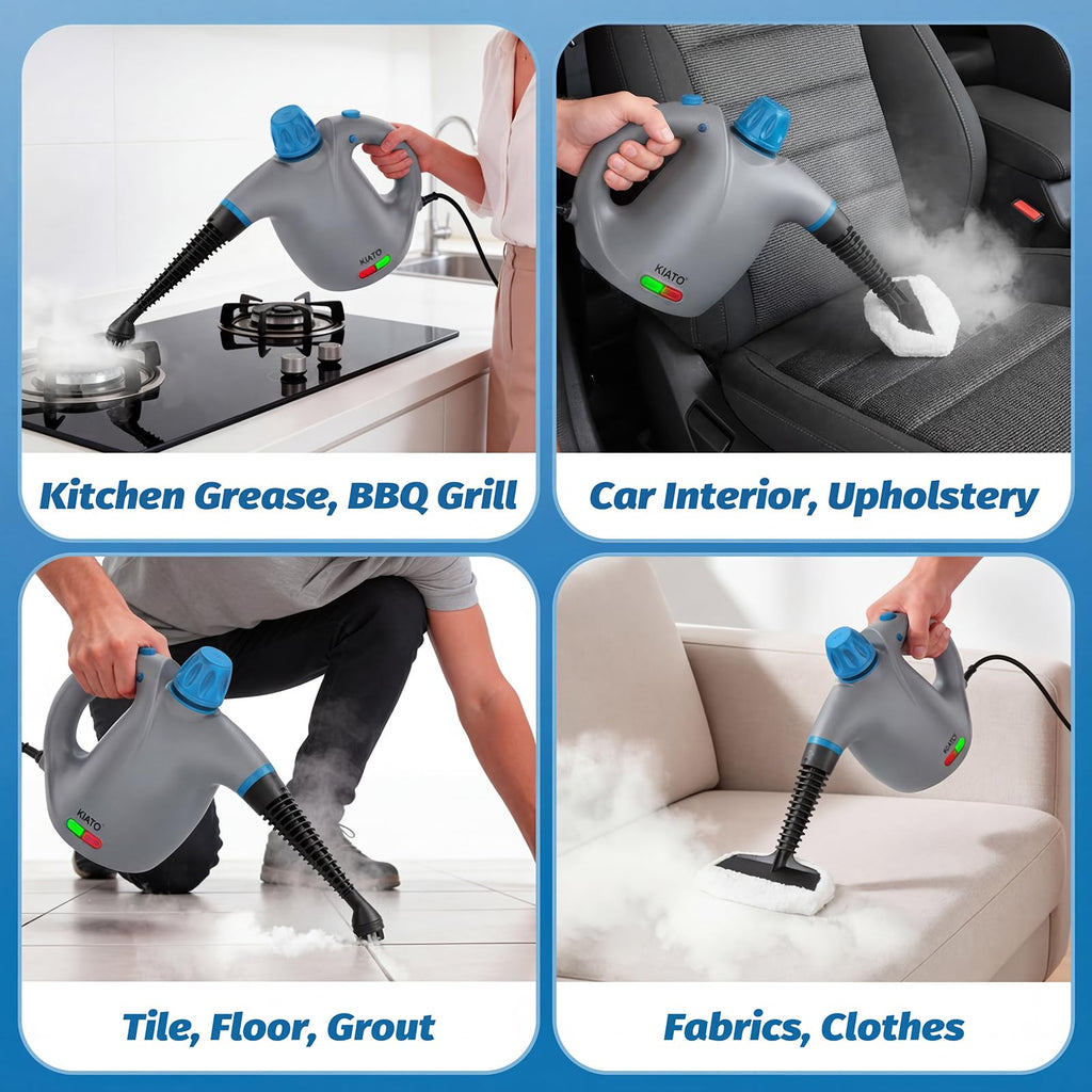 Handheld Steam Cleaner Pressurized Grey N226271