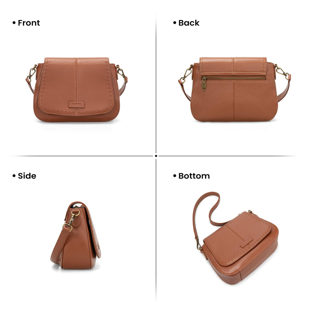 Genuine Leather RFID Blocking Crossbody Bag G457439
