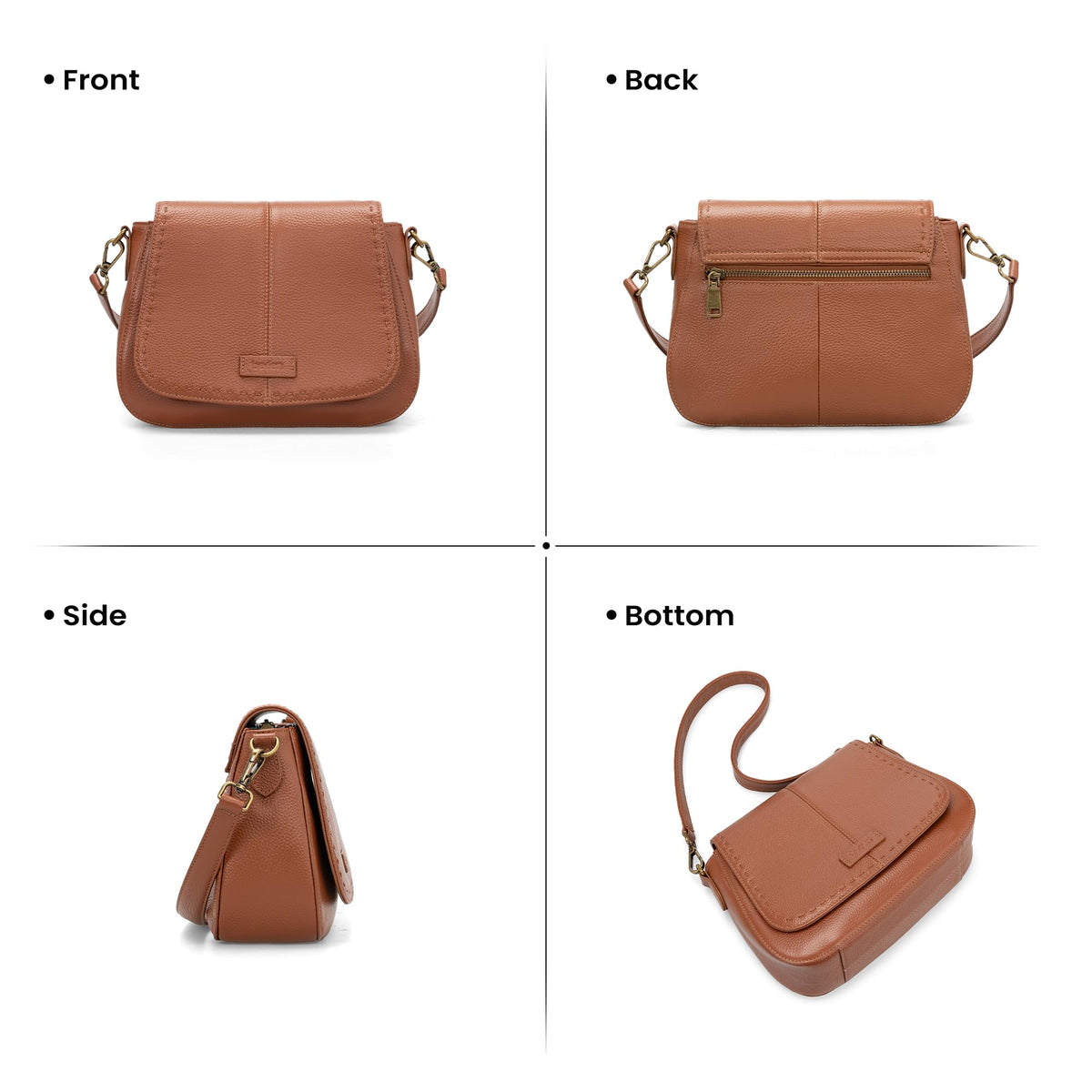 Genuine Leather RFID Blocking Crossbody Bag G457439