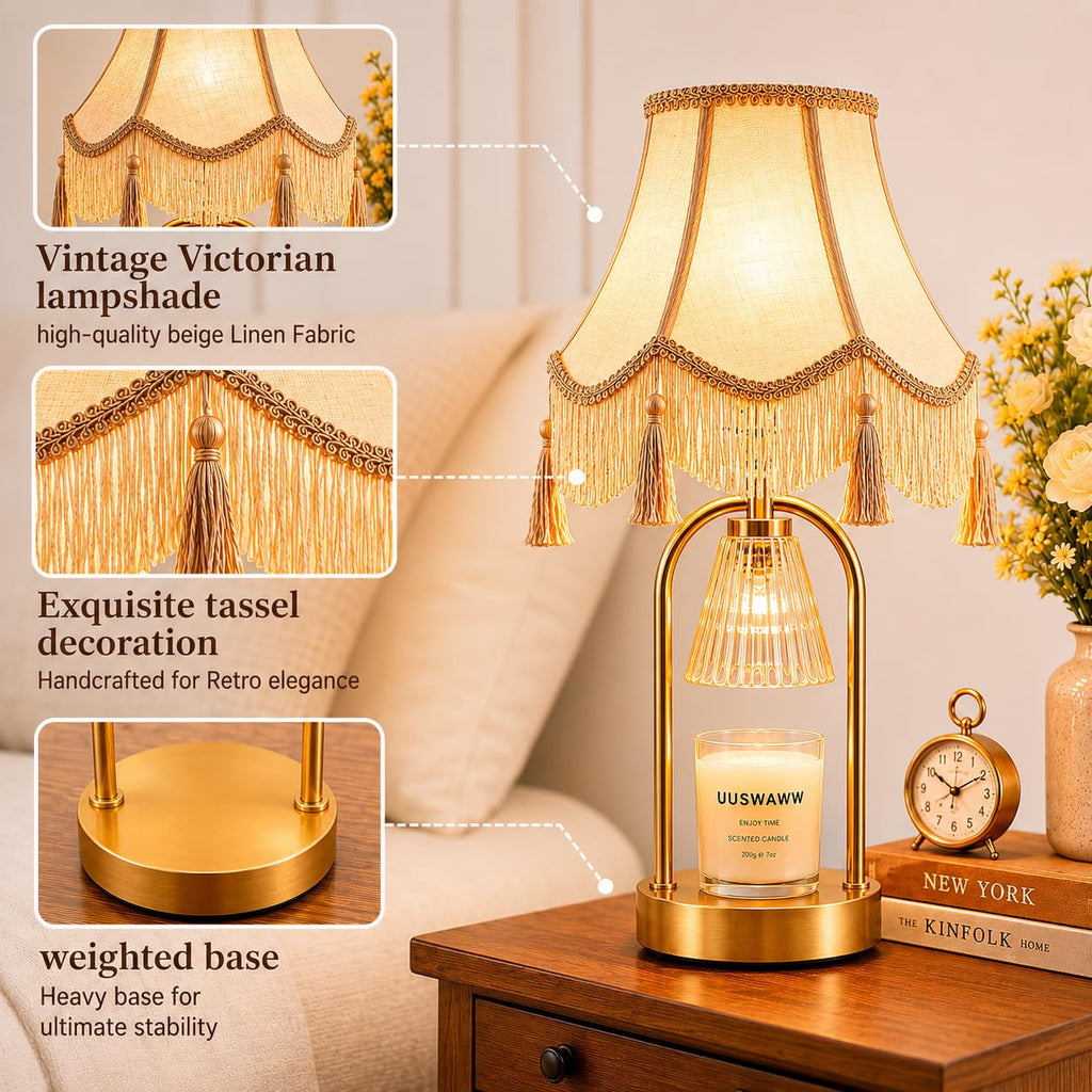 Dimmable Table Lamp and Candle Warmer Set of 2 V671484