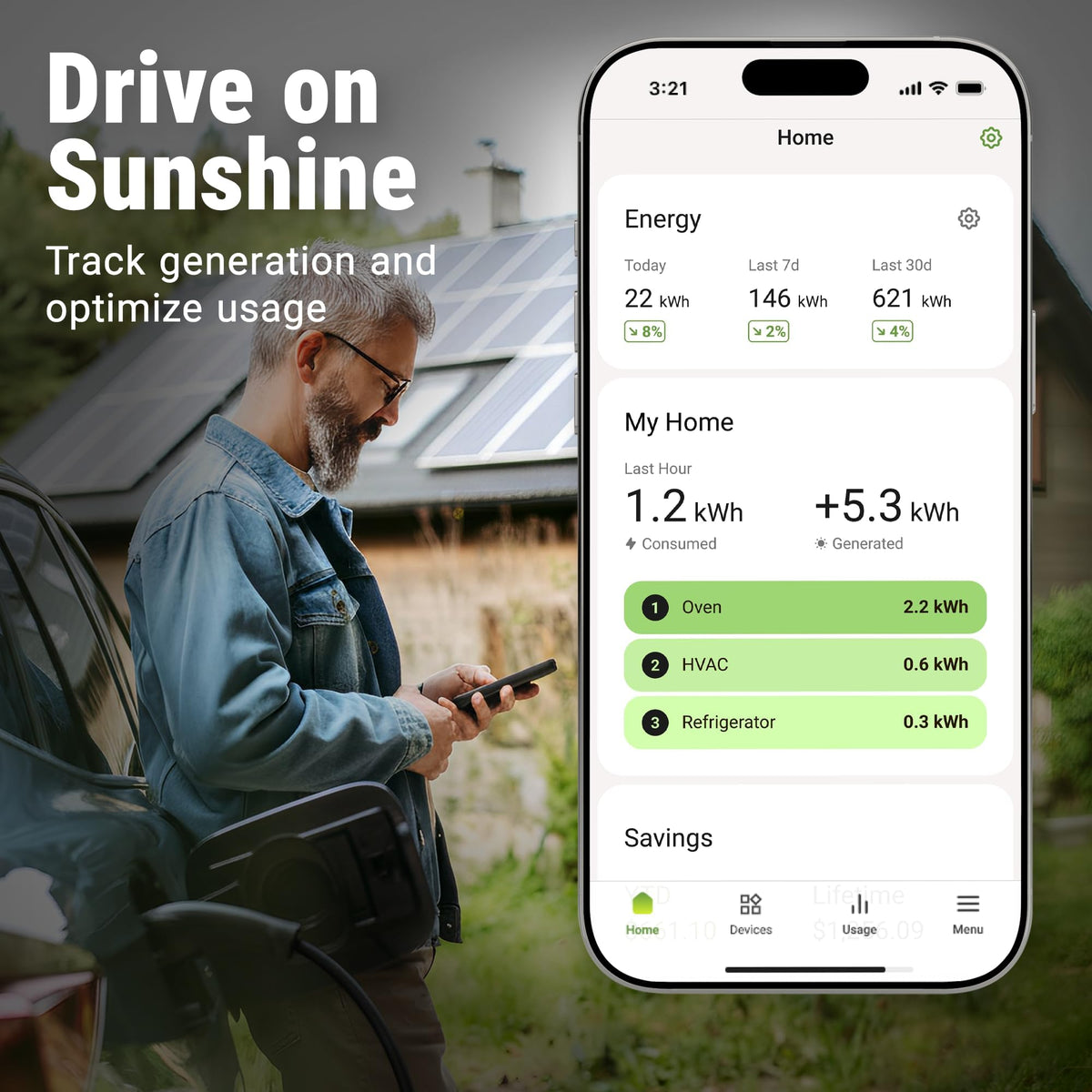 Energy Monitor with 8 Sensors and 2 Smart Plugs W73196