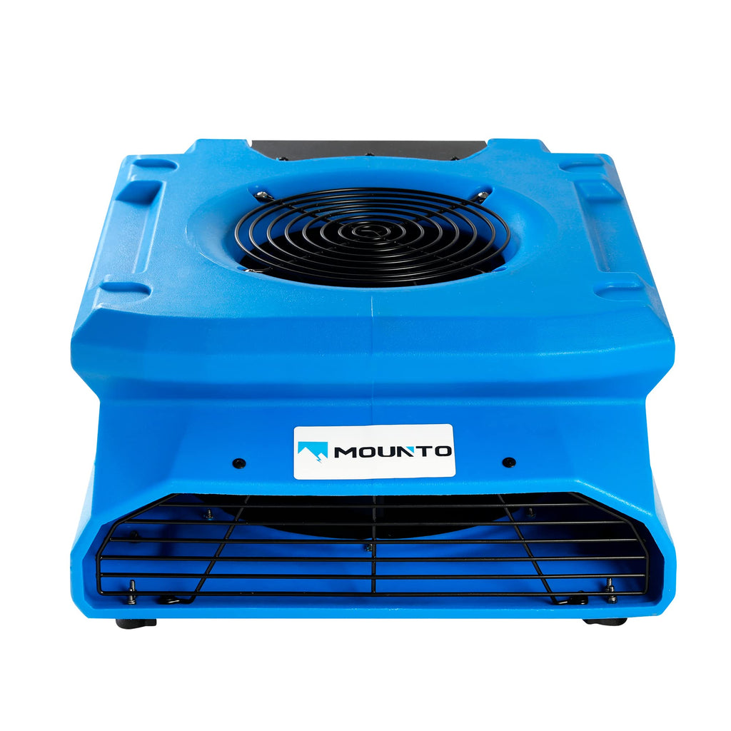 1/4 HP 1200 CFM Low Profile Air Mover, 2-Speed Carpet Dryer Floor Fan with Dual GFCI Outlets Z7926