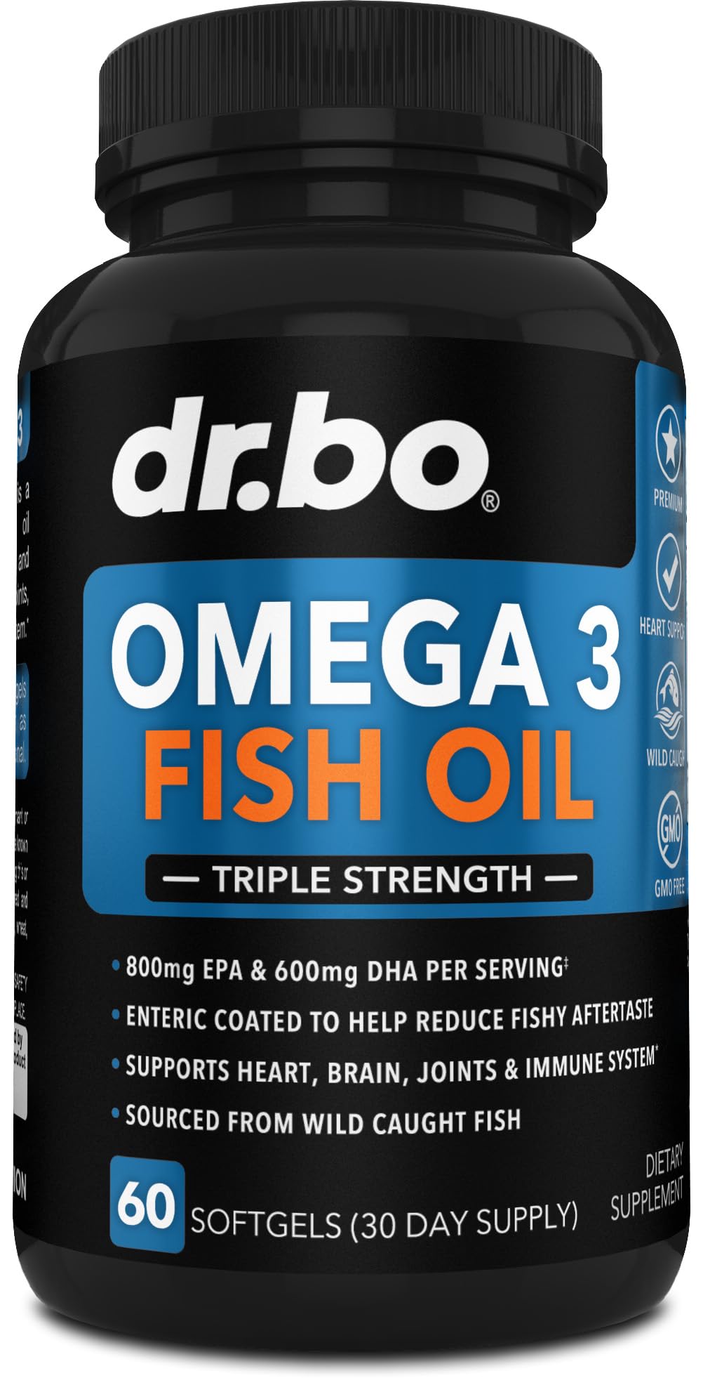 Omega 3 Fish Oil 2000mg EPA DHA 60 Softgels Y54848