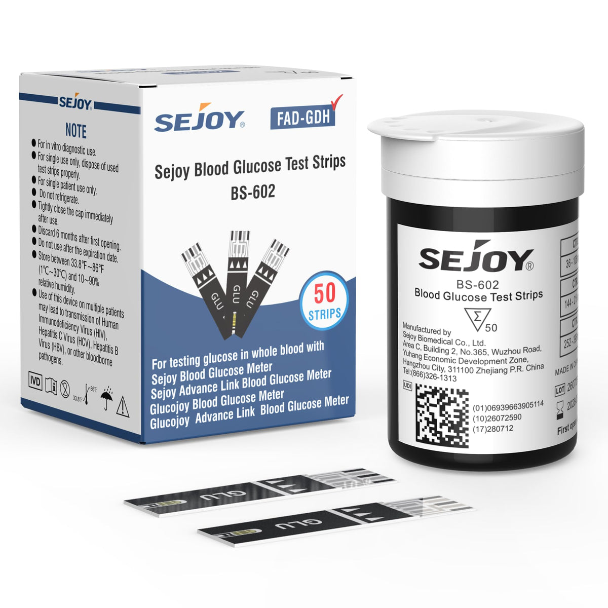 Blood Glucose Test Strips 50 Count R640