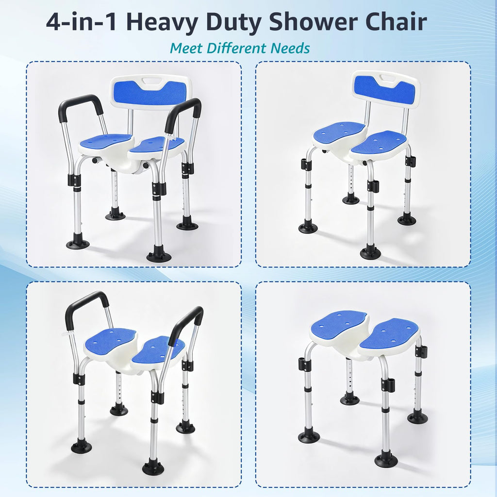 Shower Chair with Arms and Back V370