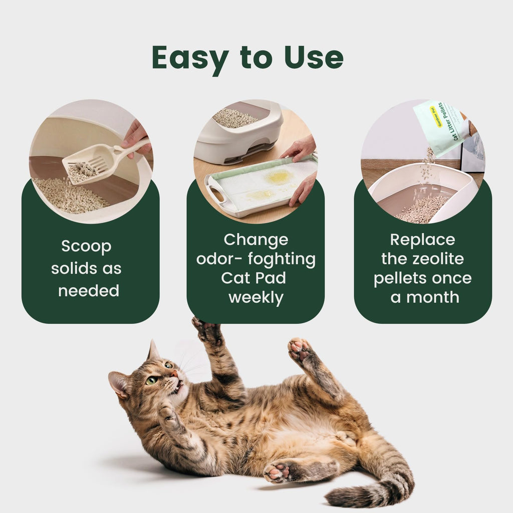 Zeolite Cat Litter Pellets 12 Lbs F1151