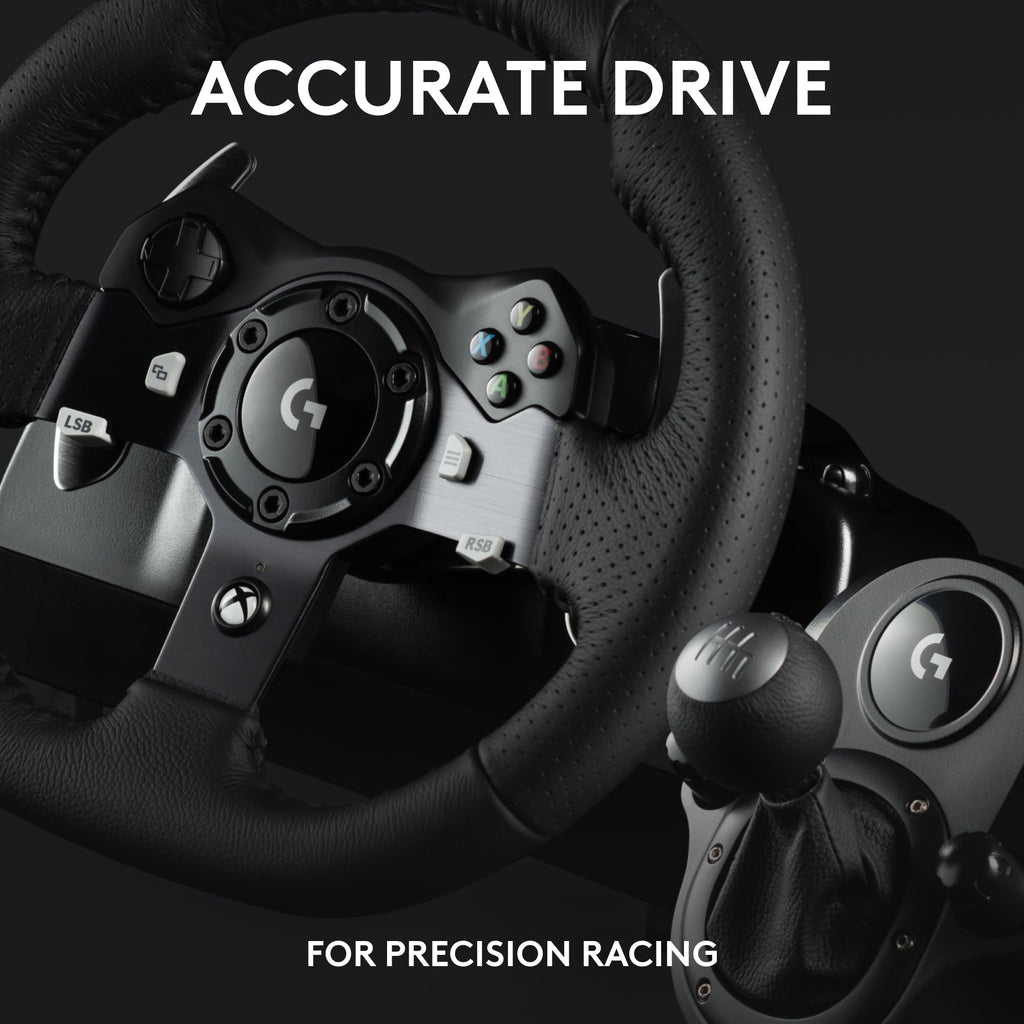 Racing Wheel and Pedals with Shifter - Black U341207