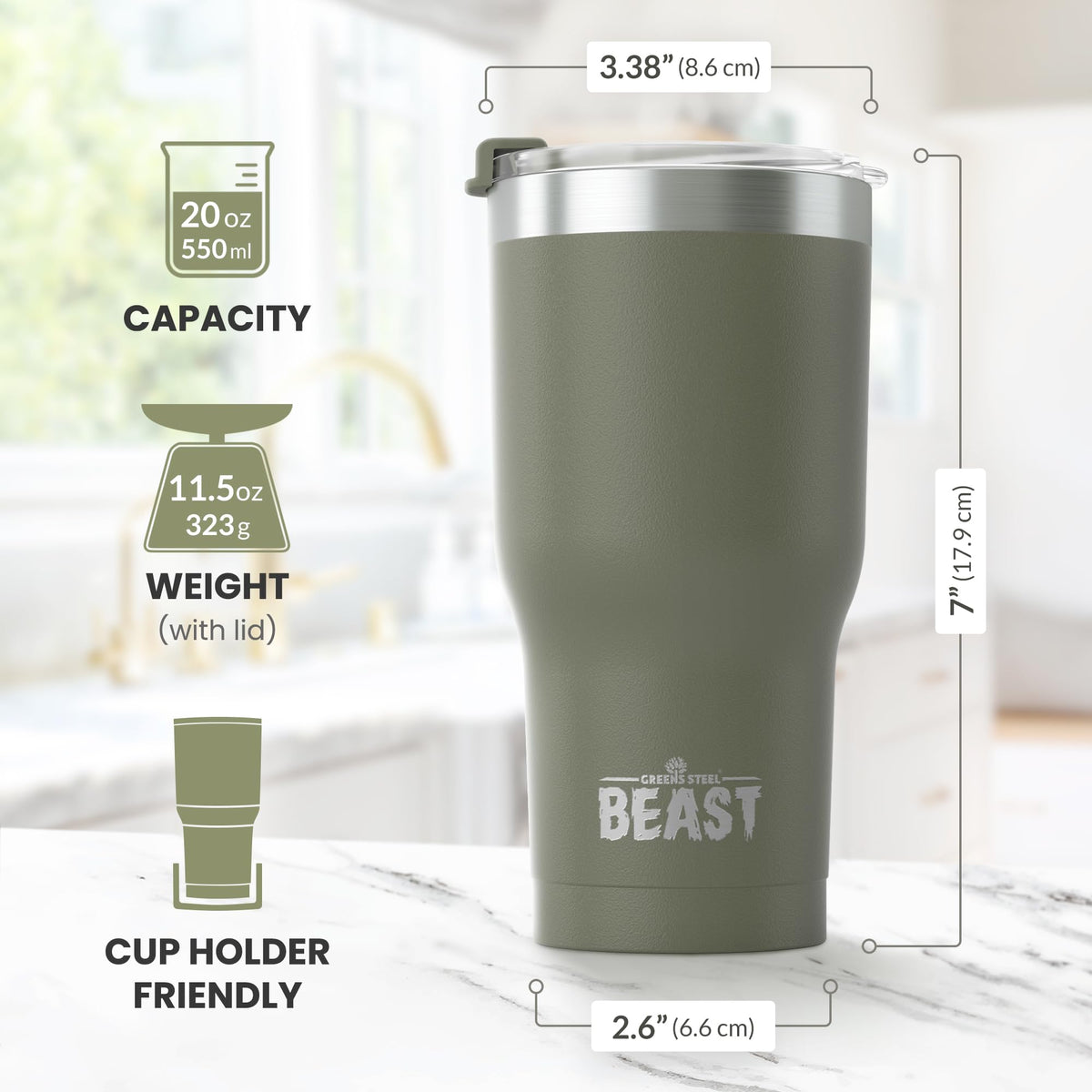 20 oz Stainless Steel Vacuum Insulated Tumbler O5265