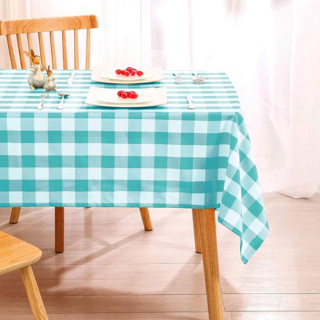 Square Checkered Tablecloth 30 x 30 Inch I334