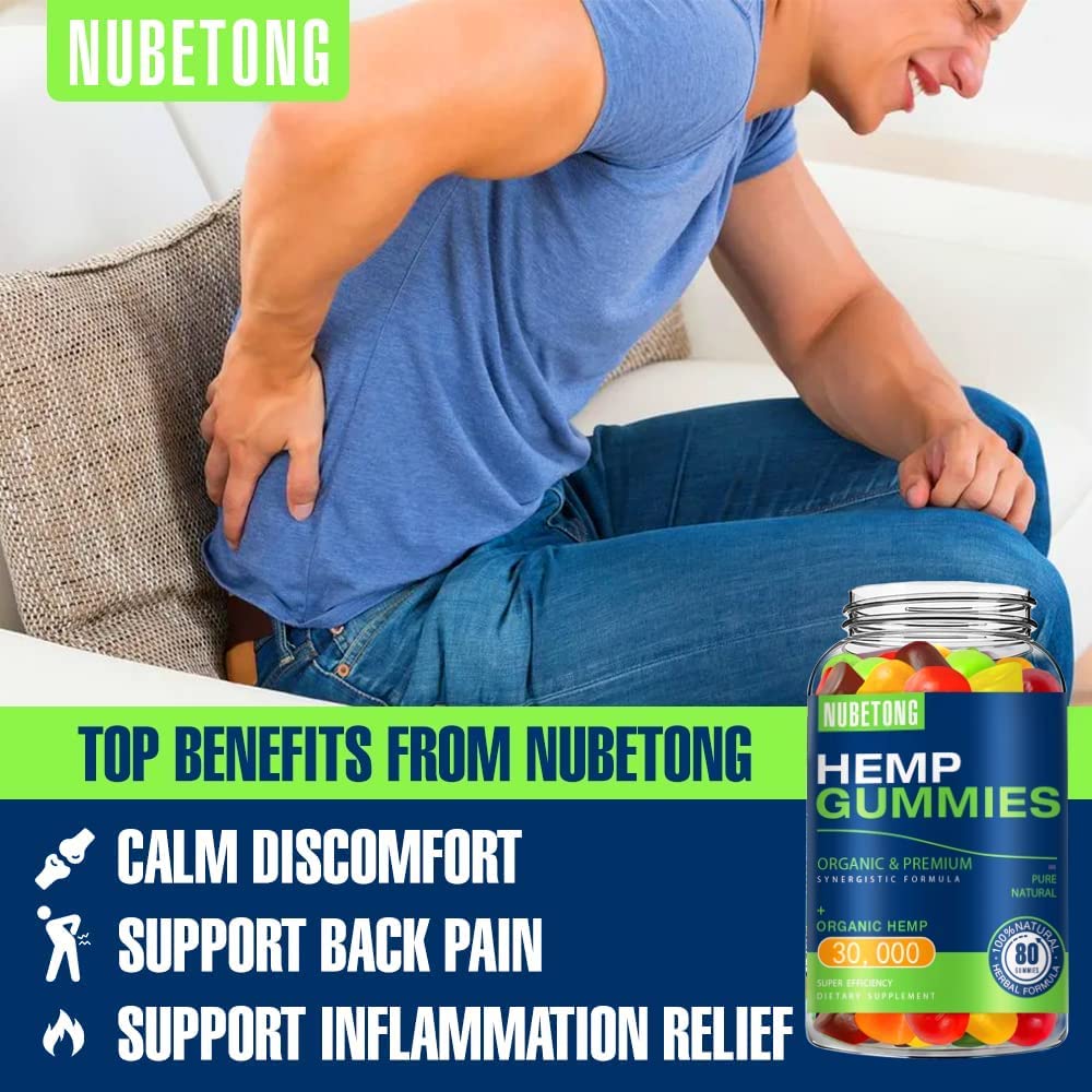 Organic Hemp Gummies Supplement 2 Packs M5975