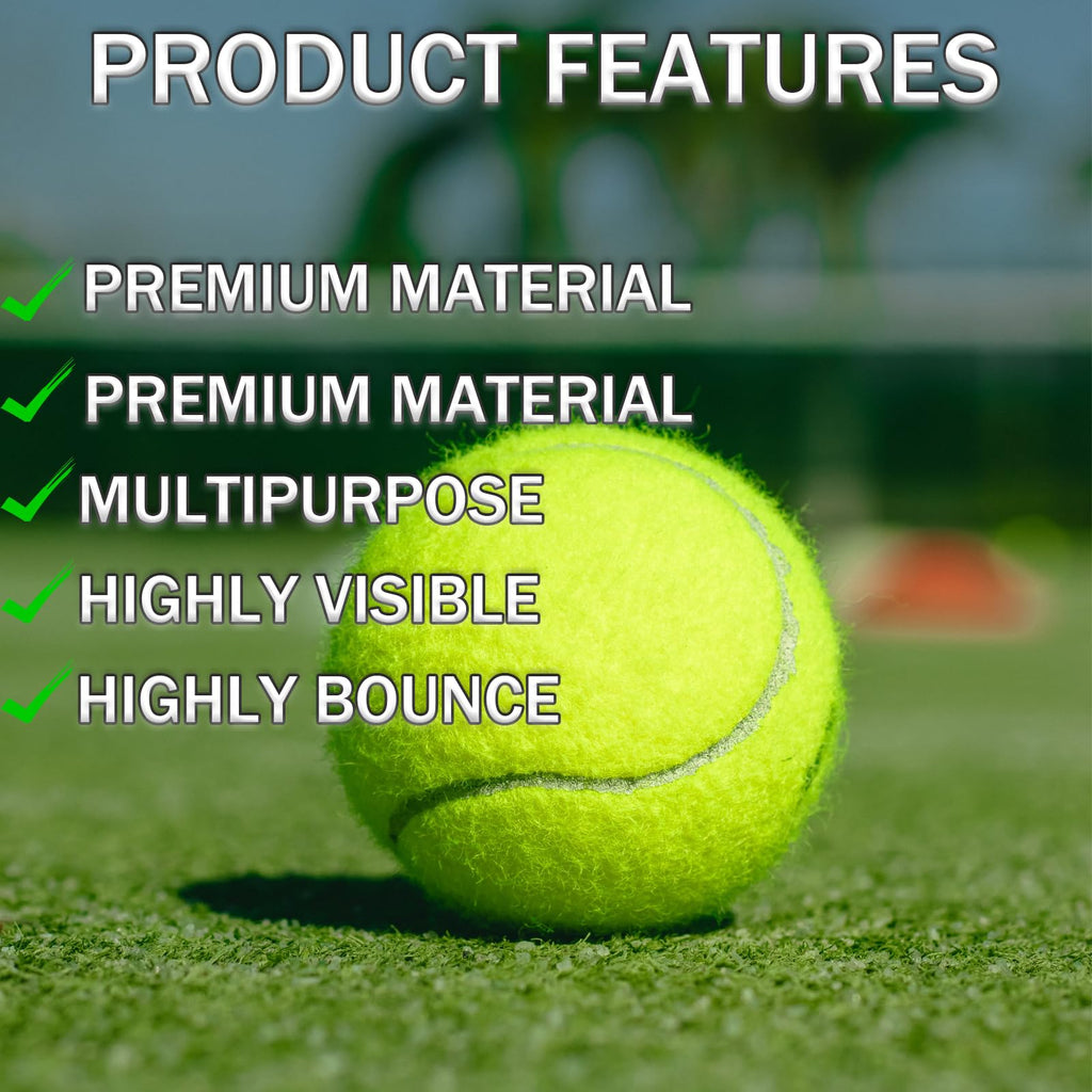 6 Pack Tennis Ball with Mesh Bag I81768