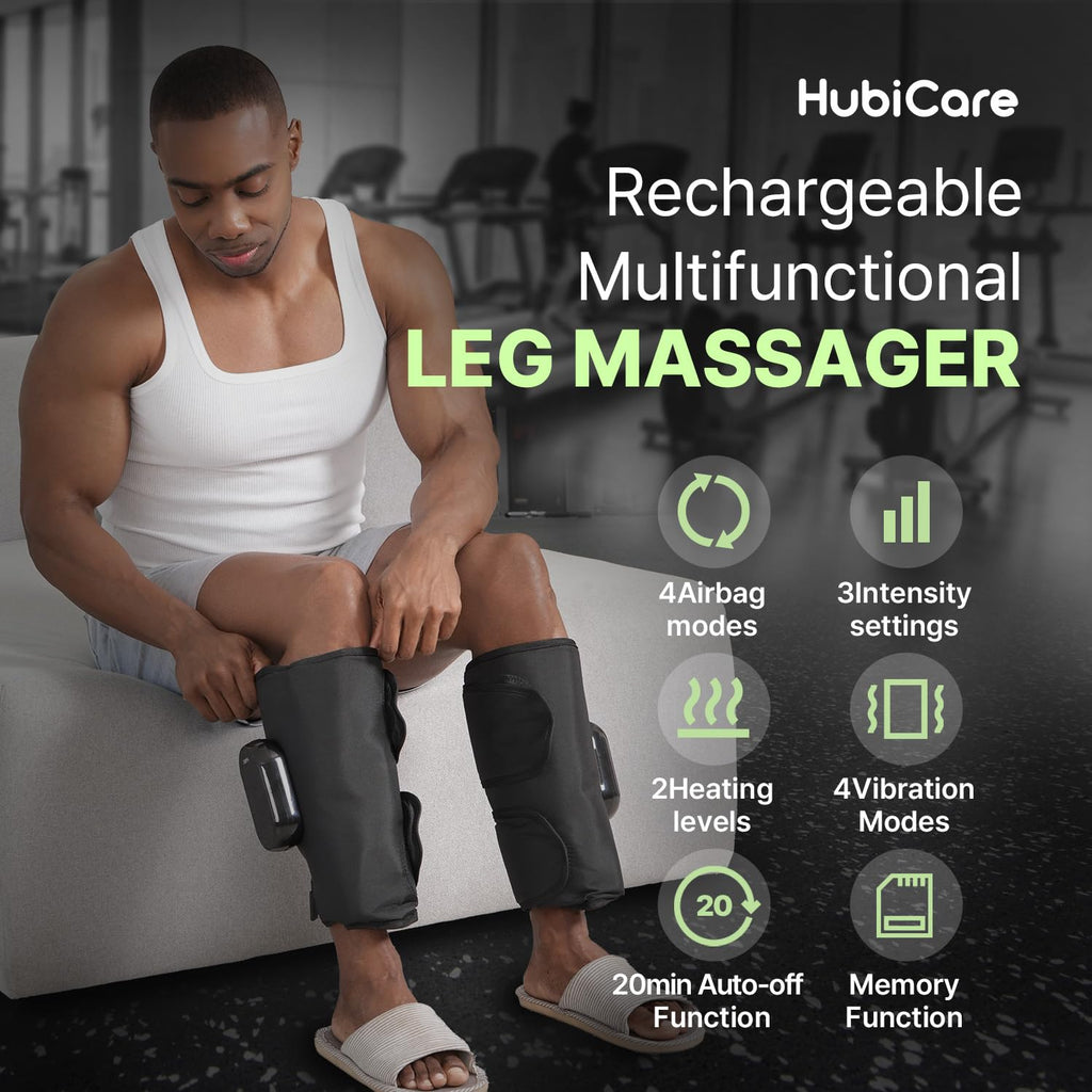 Heated Air Compression Cordless Leg Massager with Extension (Pair) P199333