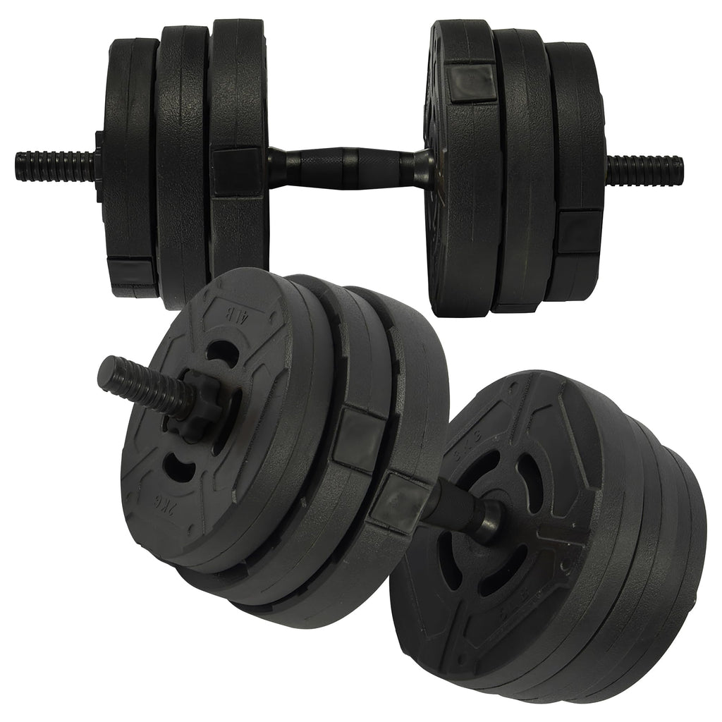 Adjustable Dumbbell Set 60 Lbs Black Q88042