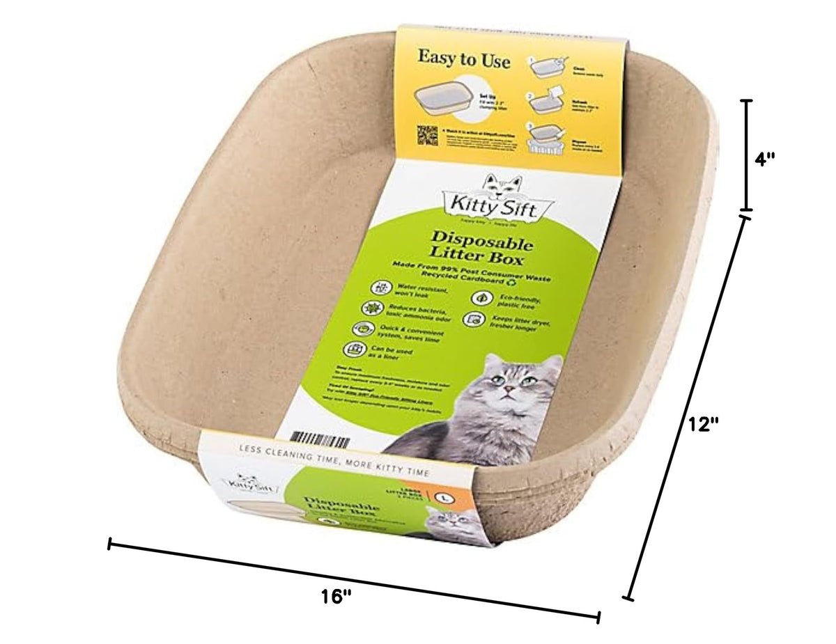 Disposable Litter Box Large 3 Pack S159233