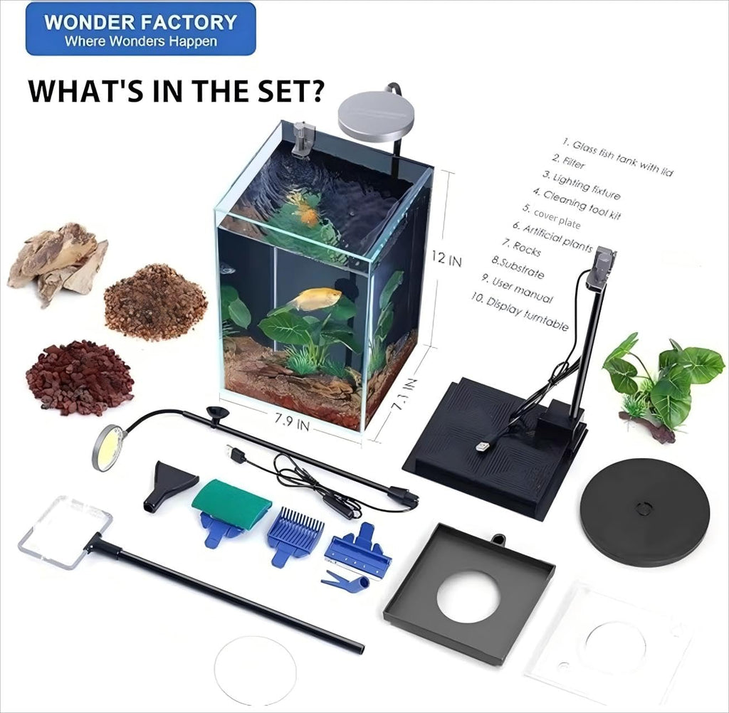 3 Gallon Fish Tank Aquarium B7414