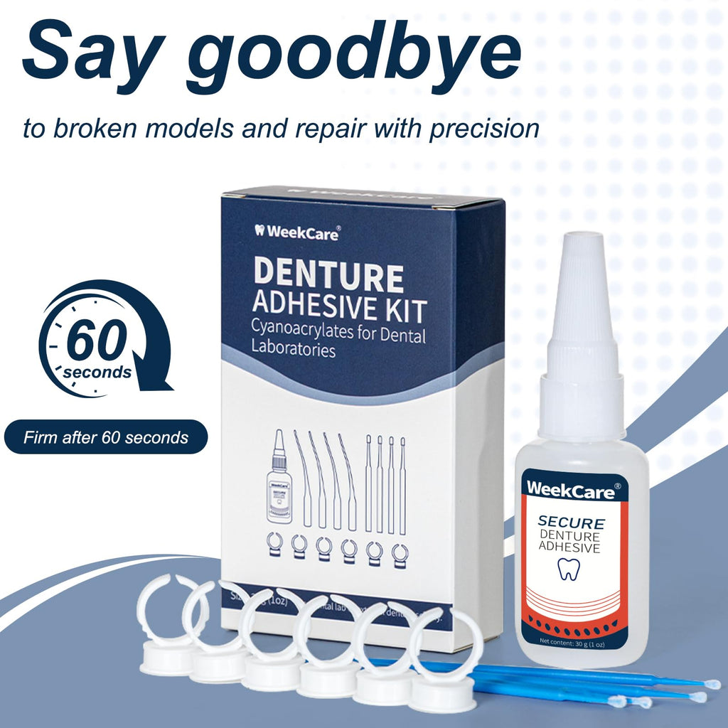 Denture Repair Glue 1oz Fast-Setting Adhesive P35864