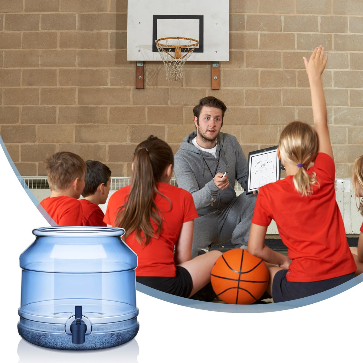 5 Gallon Water Jug Dispenser Base with Spout V789