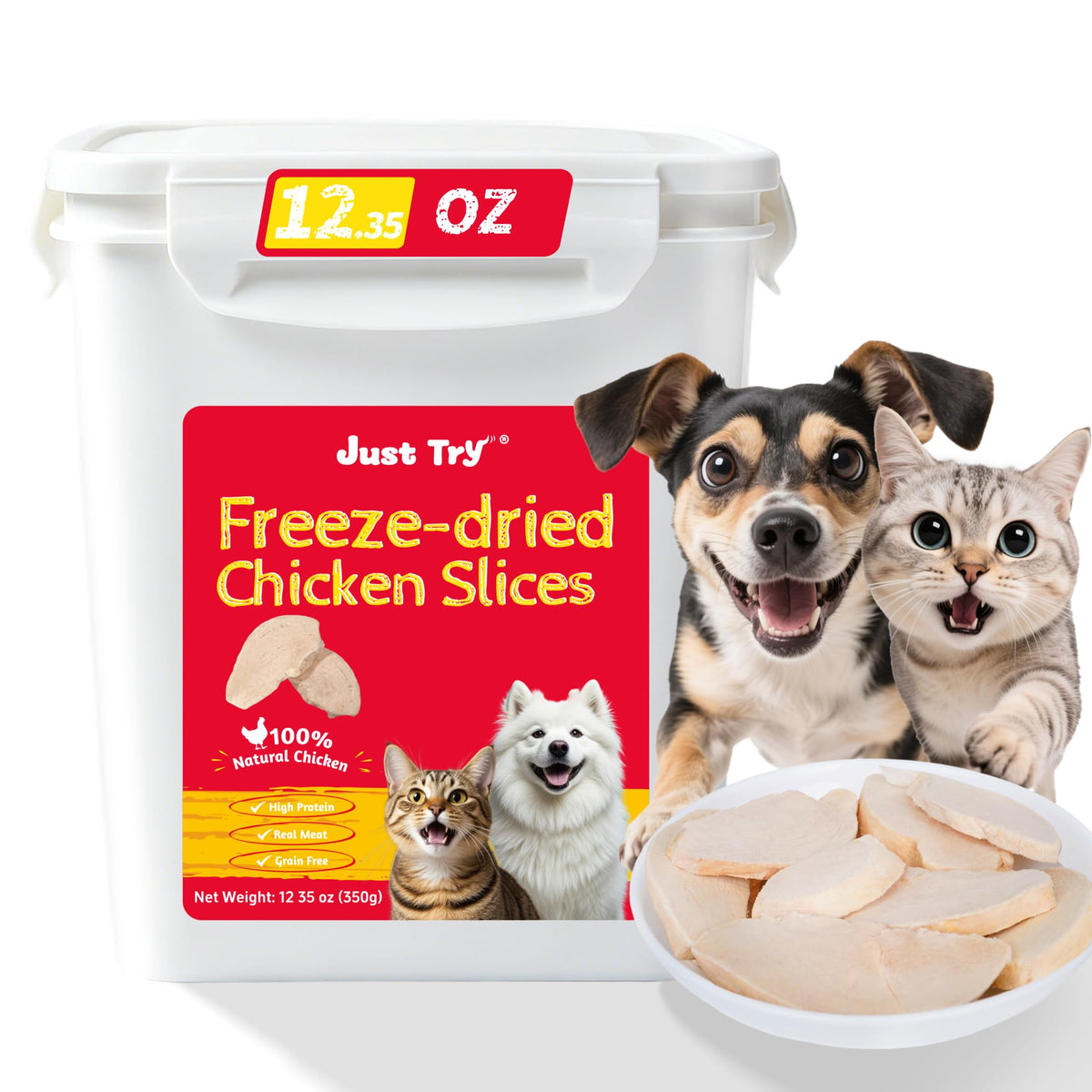 Freeze Dried Chicken Breast Cat & Dog Treats V9124